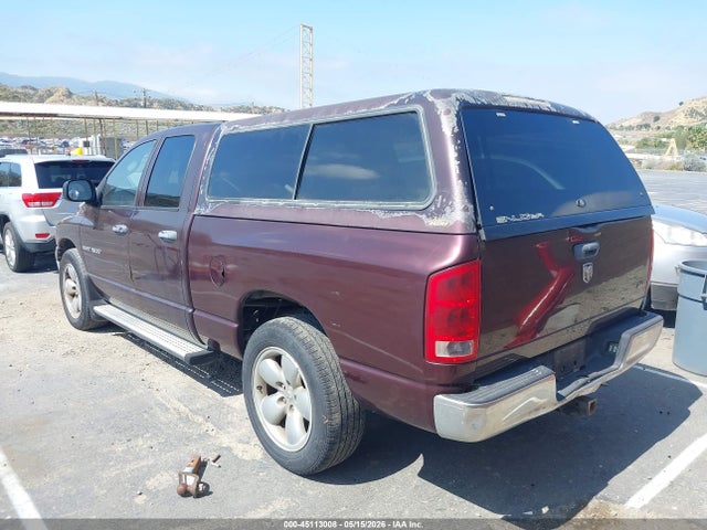 2005 Dodge Ram 1500 Slt/laramie მანქანა იყიდება აუქციონზე, vin: 1D7HA18N65S292423, აუქციონის ნომერი: 45113008