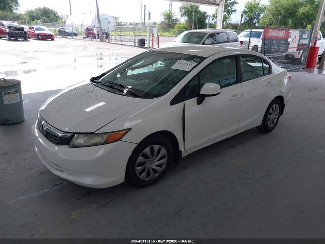 2012 Honda Civic Lx მანქანა იყიდება აუქციონზე, vin: 2HGFB2F58CH601824, აუქციონის ნომერი: 45113156