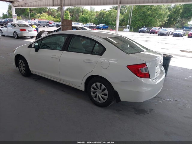 2012 Honda Civic Lx მანქანა იყიდება აუქციონზე, vin: 2HGFB2F58CH601824, აუქციონის ნომერი: 45113156