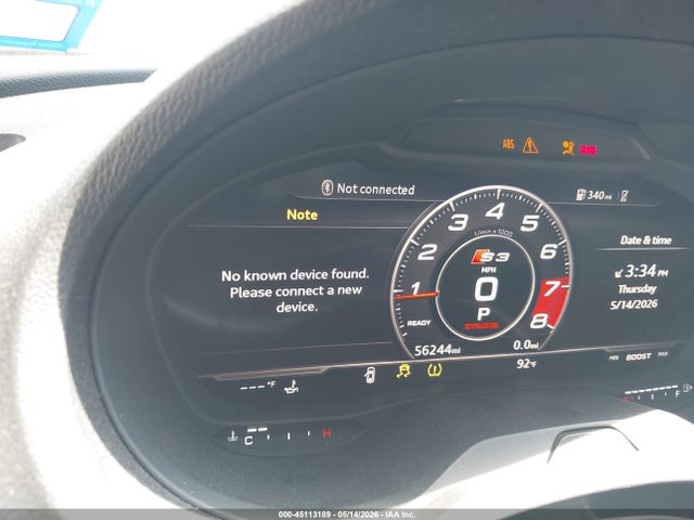 Продаж на аукціоні авто 2018 Audi S3 2.0t Premium Plus/2.0t Tech Premium Plus, vin: WAUB1GFF4J1039967, номер лоту: 45113189