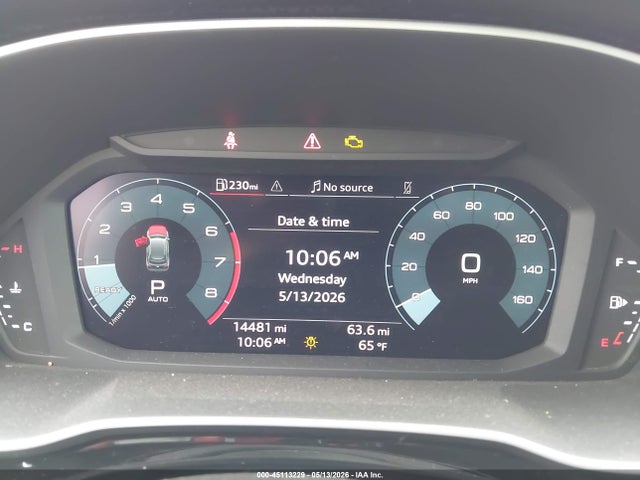 45113229 :رقم المزاد ، WA1AUCF39R1083683 vin ، 2024 Audi Q3 Premium 40 Tfsi Quattro Tiptronic مزاد بيع