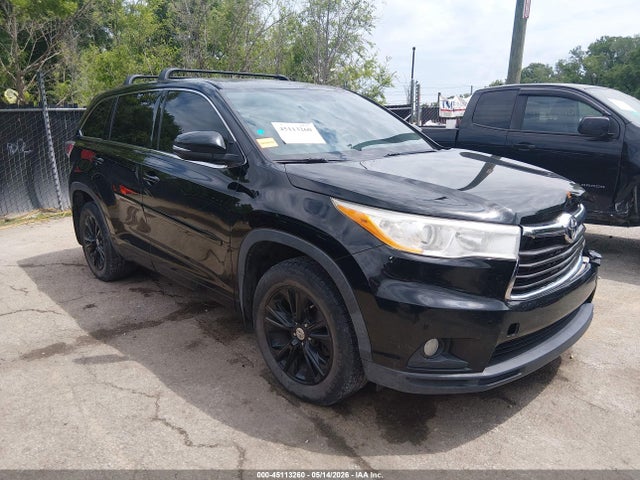 Aukcja sprzedaży 2014 Toyota Highlander Le Plus V6, vin: 5TDBKRFH3ES009199, numer aukcji: 45113260