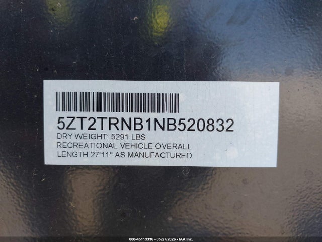 Prime Time Tracer 2022 5ZT2TRNB1NB520832 Image 9