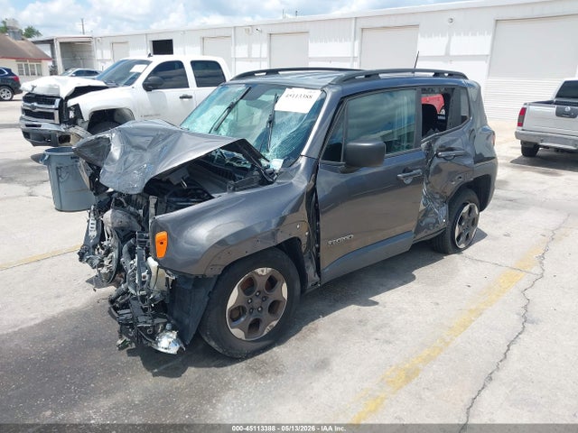 2017 Jeep Renegade Sport 4x4 მანქანა იყიდება აუქციონზე, vin: ZACCJBAB4HPE93743, აუქციონის ნომერი: 45113388