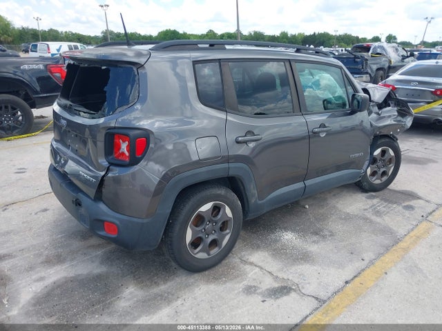 2017 Jeep Renegade Sport 4x4 მანქანა იყიდება აუქციონზე, vin: ZACCJBAB4HPE93743, აუქციონის ნომერი: 45113388