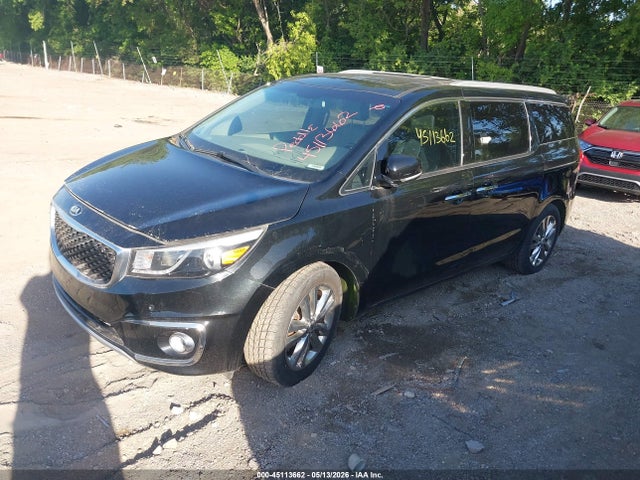 45113662 :رقم المزاد ، KNDME5C14G6138295 vin ، 2016 Kia Sedona Sx Luxury مزاد بيع
