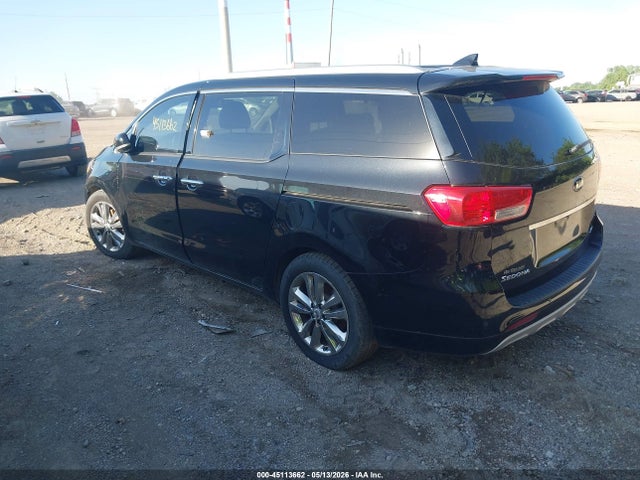 45113662 :رقم المزاد ، KNDME5C14G6138295 vin ، 2016 Kia Sedona Sx Luxury مزاد بيع
