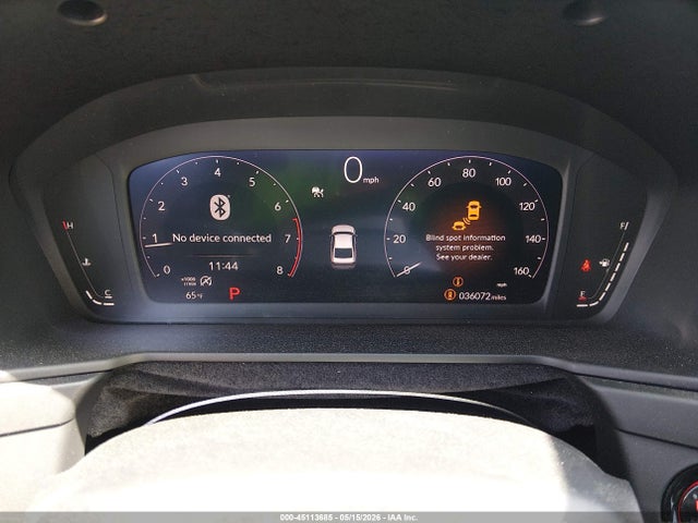45113685 :رقم المزاد ، 1HGCY1F36RA072939 vin ، 2024 Honda Accord Ex مزاد بيع