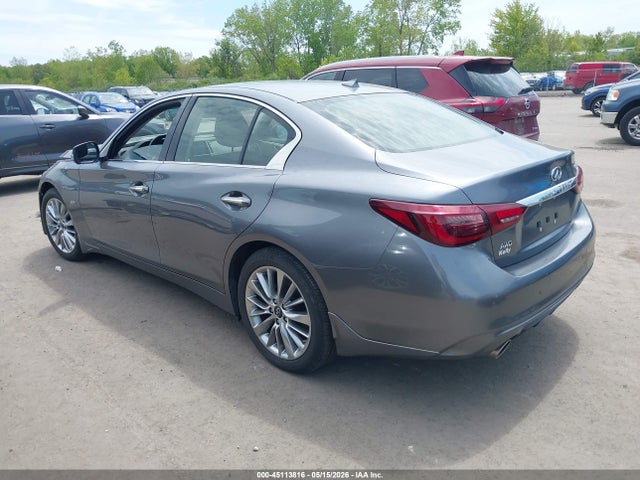 45113816 :رقم المزاد ، JN1EV7AR9LM254030 vin ، 2020 Infiniti Q50 Luxe Awd مزاد بيع