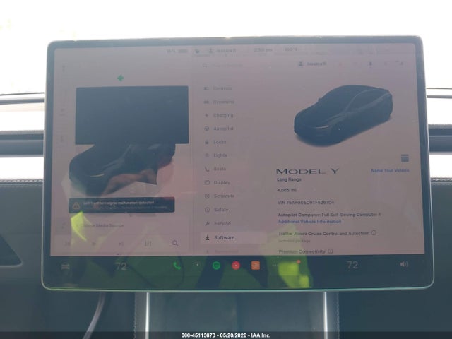 Продаж на аукціоні авто 2026 Tesla Model Y, vin: 7SAYGDED9TF526704, номер лоту: 45113873