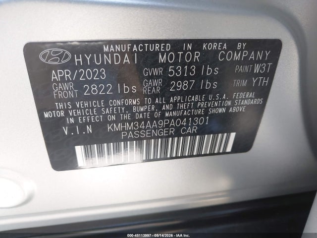 Hyundai Ioniq 6 Sel 2023 KMHM34AA9PA041301 Image 9