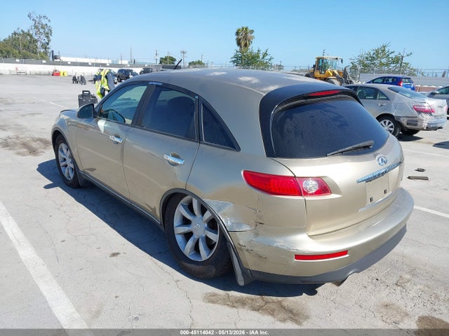 Продаж на аукціоні авто 2003 Infiniti Fx35, vin: JNRAS08U03X100262, номер лоту: 45114042