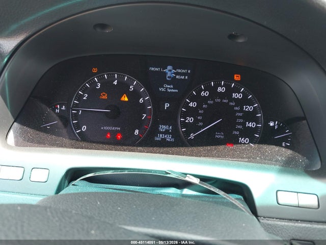 2007 Lexus Ls 460 მანქანა იყიდება აუქციონზე, vin: JTHBL46FX75025132, აუქციონის ნომერი: 45114051