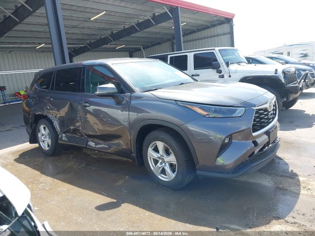 2022 Toyota Highlander Le მანქანა იყიდება აუქციონზე, vin: 5TDBZRBH6NS195810, აუქციონის ნომერი: 45114072