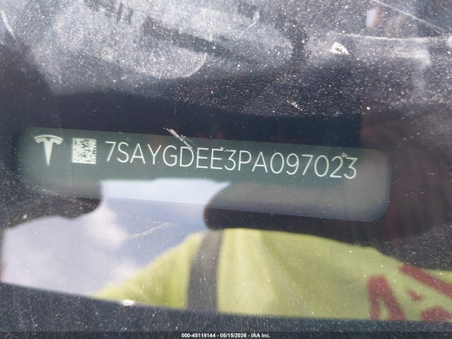 Продажа на аукционе авто 2023 Tesla Model Y Awd/long Range Dual Motor All-wheel Drive, vin: 7SAYGDEE3PA097023, номер лота: 45114144