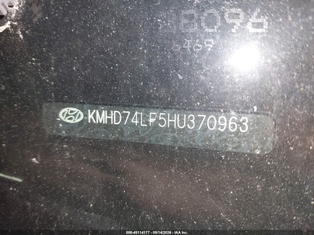 Aukcja sprzedaży 2017 Hyundai Elantra Se, vin: KMHD74LF5HU370963, numer aukcji: 45114177