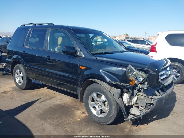 Продажа на аукционе авто 2006 Honda Pilot Ex-l, vin: 2HKYF18556H540950, номер лота: 45114196