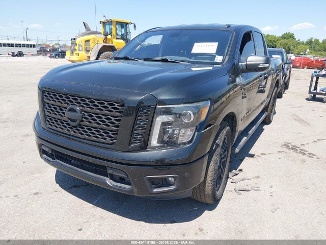 45114198 :رقم المزاد ، 1N6AA1E60JN550353 vin ، 2018 Nissan Titan Sv مزاد بيع