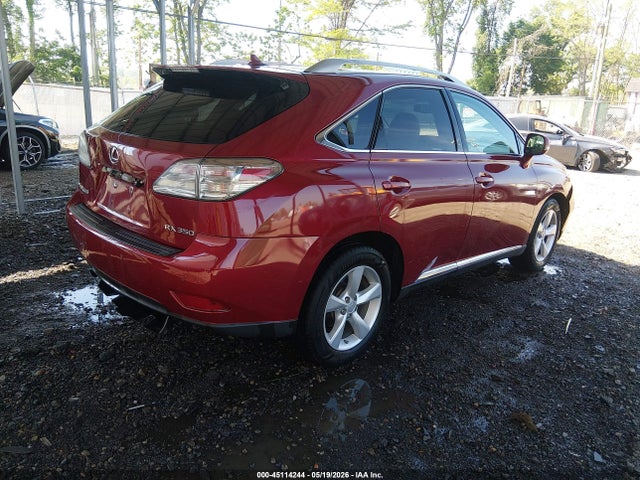 2010 Lexus Rx 350 მანქანა იყიდება აუქციონზე, vin: 2T2BK1BAXAC046551, აუქციონის ნომერი: 45114244