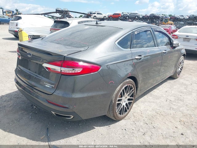 45114253 :رقم المزاد ، 3FA6P0D99KR143343 vin ، 2019 Ford Fusion Titanium مزاد بيع