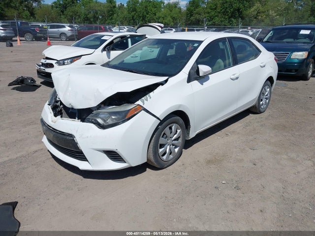 45114259 :رقم المزاد ، 5YFBURHE5GP484233 vin ، 2016 Toyota Corolla Le مزاد بيع