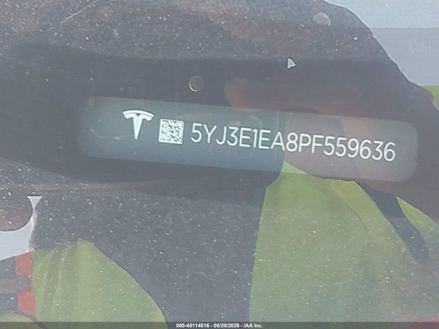 Aukcja sprzedaży 2023 Tesla Model 3 Rear-wheel Drive, vin: 5YJ3E1EA8PF559636, numer aukcji: 45114516