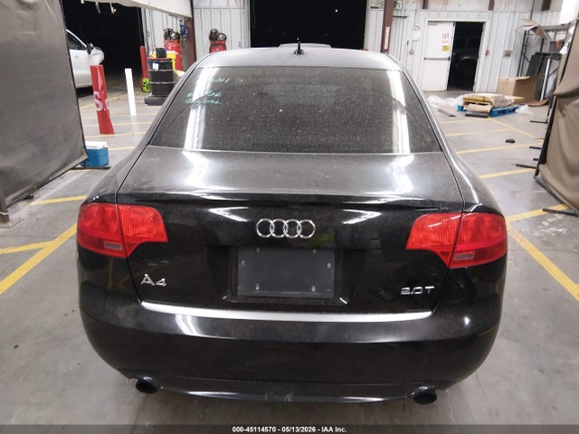 2008 Audi A4 2.0t მანქანა იყიდება აუქციონზე, vin: WAUAF78E38A055363, აუქციონის ნომერი: 45114570