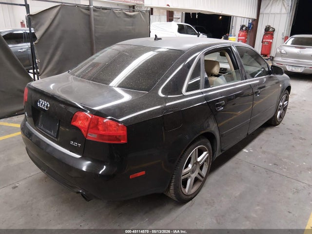 2008 Audi A4 2.0t მანქანა იყიდება აუქციონზე, vin: WAUAF78E38A055363, აუქციონის ნომერი: 45114570
