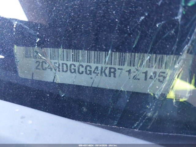 Aukcja sprzedaży 2019 Dodge Grand Caravan Sxt, vin: 2C4RDGCG4KR712145, numer aukcji: 45114624