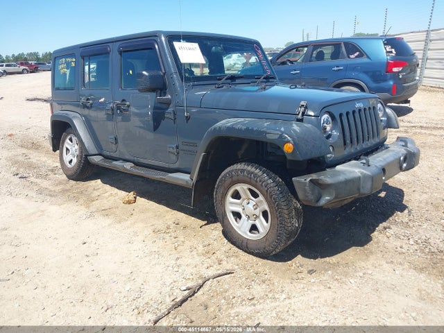 2016 Jeep Wrangler Unlimited Sport Rhd მანქანა იყიდება აუქციონზე, vin: 1C4BJWKG6GL312402, აუქციონის ნომერი: 45114667