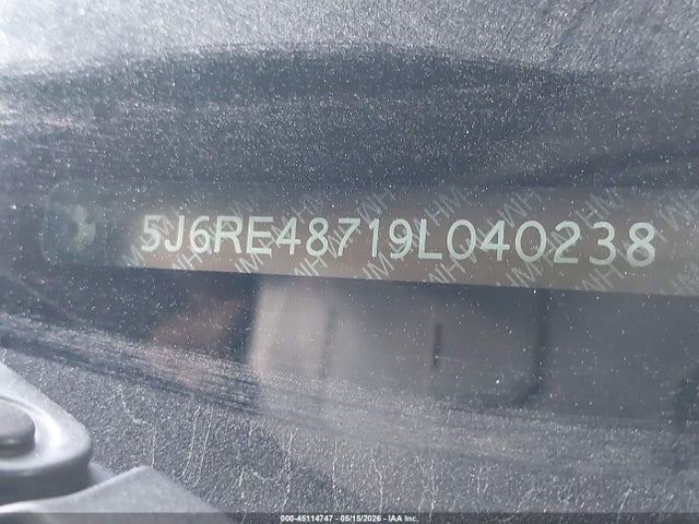 45114747 :رقم المزاد ، 5J6RE48719L040238 vin ، 2009 Honda Cr-v Ex-l مزاد بيع
