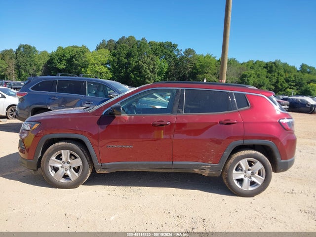 45114820 :رقم المزاد ، 3C4NJCBB3NT176263 vin ، 2022 Jeep Compass Latitude Fwd مزاد بيع