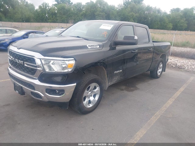 45114834 :رقم المزاد ، 1C6SRFMT3NN262425 vin ، 2022 Ram 1500 Big Horn  4x4 6'4 Box مزاد بيع