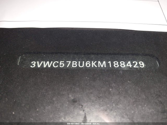 45114847 :رقم المزاد ، 3VWC57BU6KM188429 vin ، 2019 Volkswagen Jetta مزاد بيع