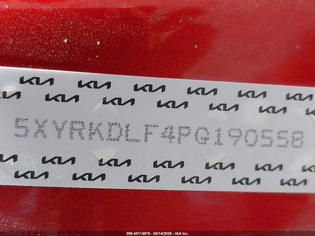 Aukcja sprzedaży 2023 Kia Sorento Sx, vin: 5XYRKDLF4PG190558, numer aukcji: 45114878