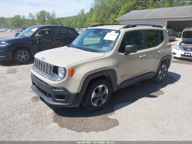 2016 Jeep Renegade Sport მანქანა იყიდება აუქციონზე, vin: ZACCJAAT7GPD71203, აუქციონის ნომერი: 45114927