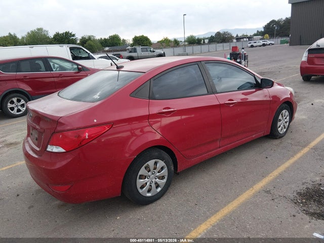 Продаж на аукціоні авто 2016 Hyundai Accent Se, vin: KMHCT4AE1GU112052, номер лоту: 45114981
