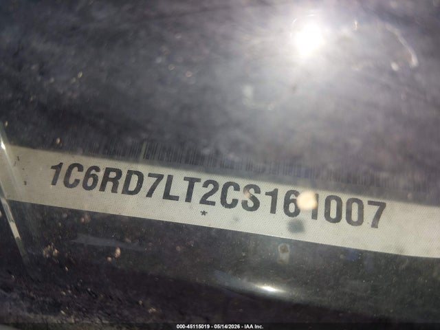 Продаж на аукціоні авто 2012 Ram 1500 Slt, vin: 1C6RD7LT2CS161007, номер лоту: 45115019