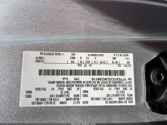 Ford F-150 Xlt 2018 1FTEX1C52JKC68116 Image 9