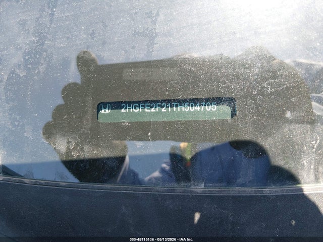 Honda Civic Lx 2026 2HGFE2F21TH504705 Image 9