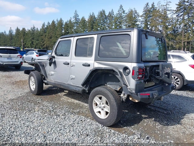 45115283 :رقم المزاد ، 1C4HJXDG3JW129056 vin ، 2018 Jeep Wrangler Unlimited Sport S 4x4 مزاد بيع