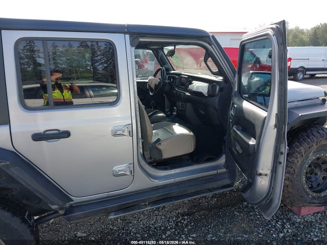 45115283 :رقم المزاد ، 1C4HJXDG3JW129056 vin ، 2018 Jeep Wrangler Unlimited Sport S 4x4 مزاد بيع