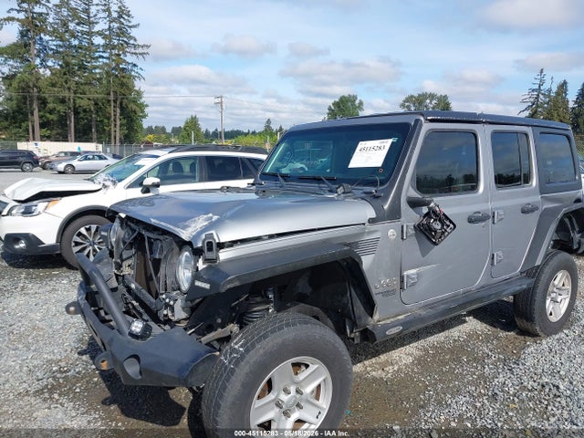 45115283 :رقم المزاد ، 1C4HJXDG3JW129056 vin ، 2018 Jeep Wrangler Unlimited Sport S 4x4 مزاد بيع