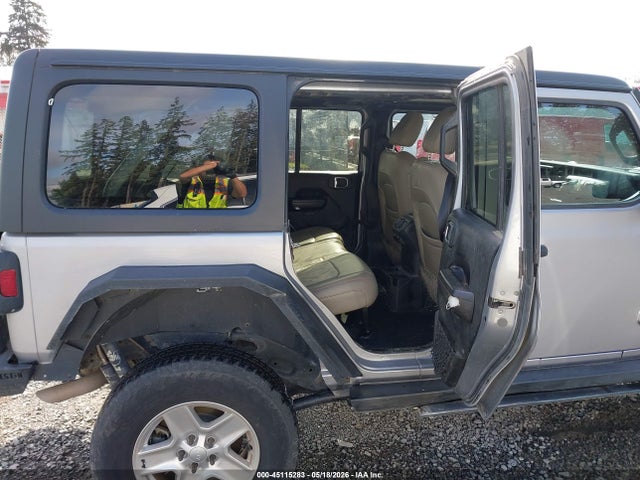 45115283 :رقم المزاد ، 1C4HJXDG3JW129056 vin ، 2018 Jeep Wrangler Unlimited Sport S 4x4 مزاد بيع