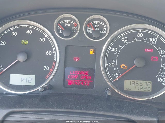 Продаж на аукціоні авто 2002 Volkswagen Passat Gls, vin: WVWVD63B92E100503, номер лоту: 45115289