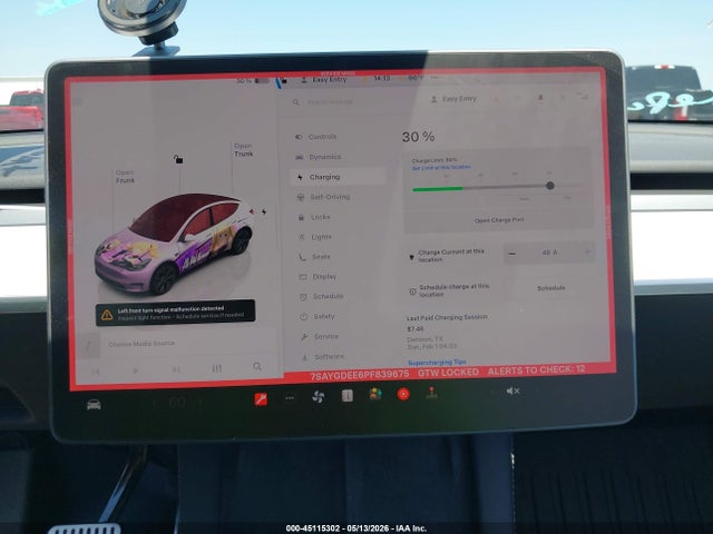 Aukcja sprzedaży 2023 Tesla Model Y Awd/long Range Dual Motor All-wheel Drive, vin: 7SAYGDEE6PF839675, numer aukcji: 45115302