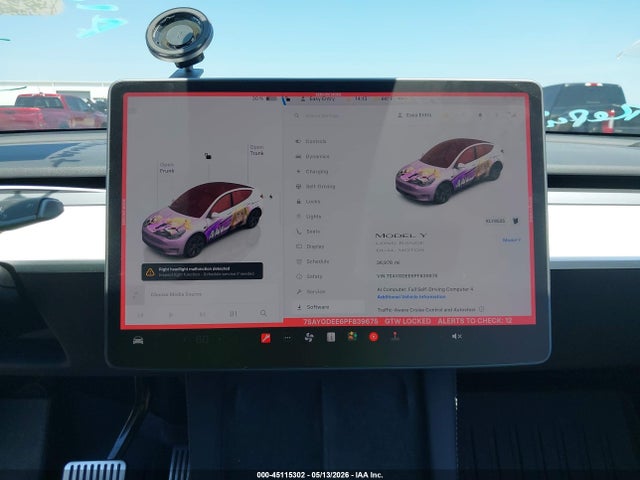 Aukcja sprzedaży 2023 Tesla Model Y Awd/long Range Dual Motor All-wheel Drive, vin: 7SAYGDEE6PF839675, numer aukcji: 45115302