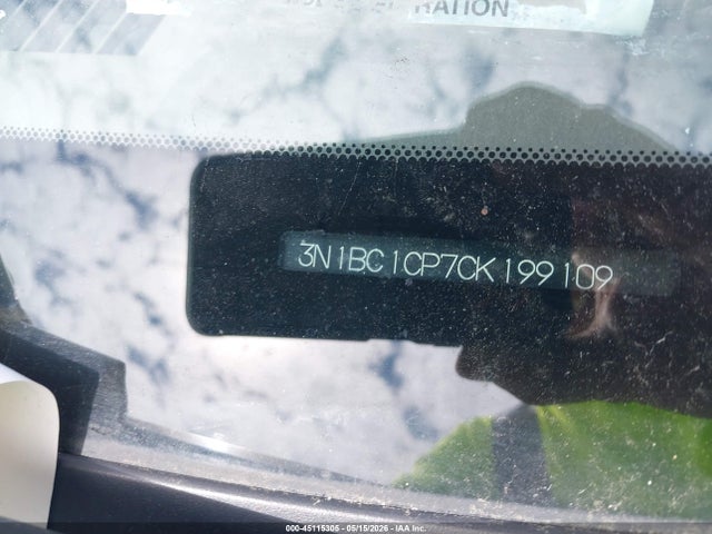 Aukcja sprzedaży 2012 Nissan Versa 1.8 Sl, vin: 3N1BC1CP7CK199109, numer aukcji: 45115305
