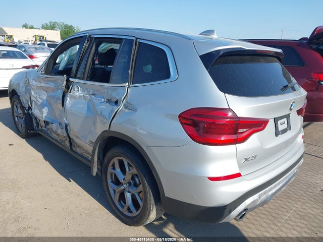 2021 Bmw X3 Xdrive30i მანქანა იყიდება აუქციონზე, vin: 5UXTY5C02M9F04695, აუქციონის ნომერი: 45115400