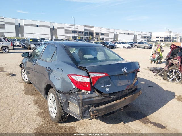 2015 Toyota Corolla Le მანქანა იყიდება აუქციონზე, vin: 2T1BURHE6FC259317, აუქციონის ნომერი: 45115411